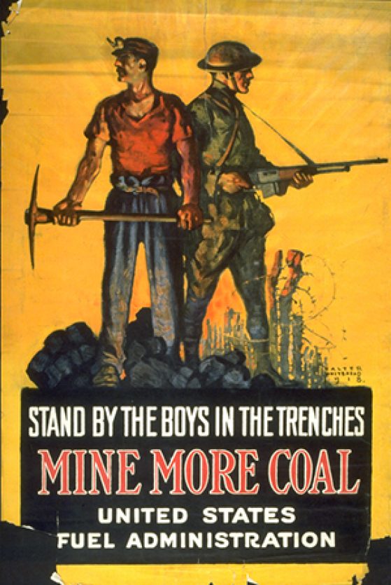 Walter Whitehead, Mine More Coal, 1918, Gift of Mr. Maurice F. Lyons, 1954/2.35.104