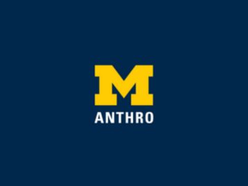 anthro social logo on blue background