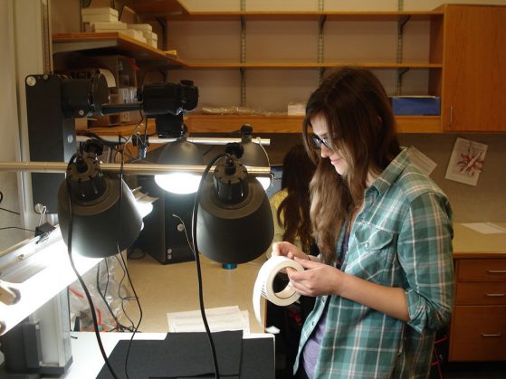 Katy Lazarus was an undergraduate student when she worked on the lichens digitization project.