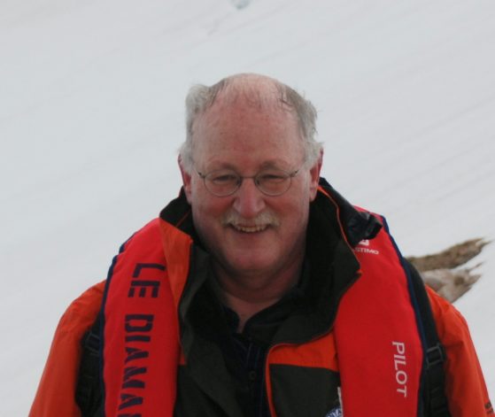 Knute Nadelhoffer hosting a tour of the Antarctic Peninsula for the UM Alumi Association in 2008. 