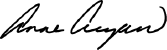 Dean Anne Curzan's signature