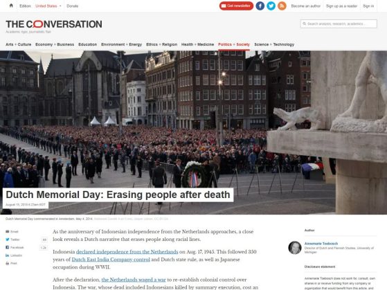 dutch memorial day article screenshot