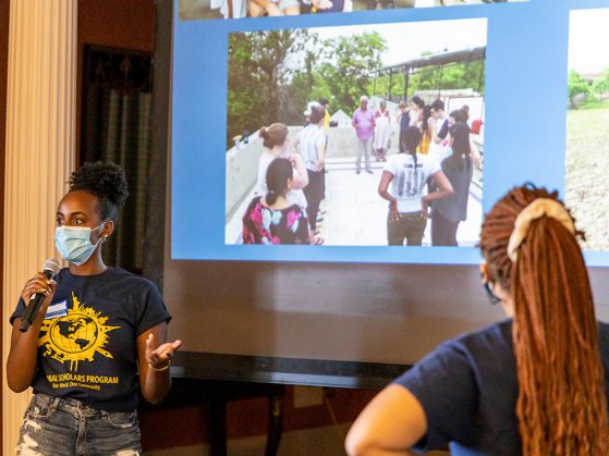 Sewit Yohannes and Michaela Minnis share their experiences from the GSP India trip at Welcome Orientation