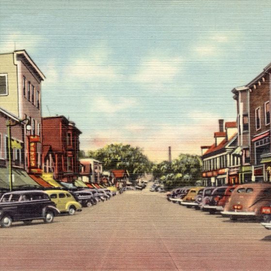 Old Town, Maine postcard