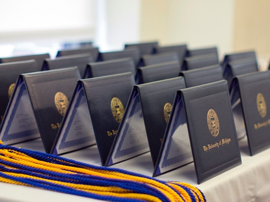 Diplomas at 2016 History Honors Symposium