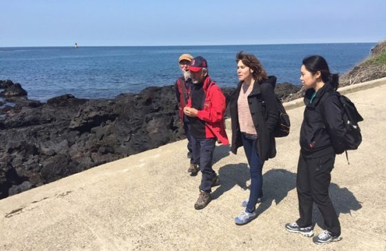 Fieldwork: PhD candidate Moira Saltzman in Jeju South Korea