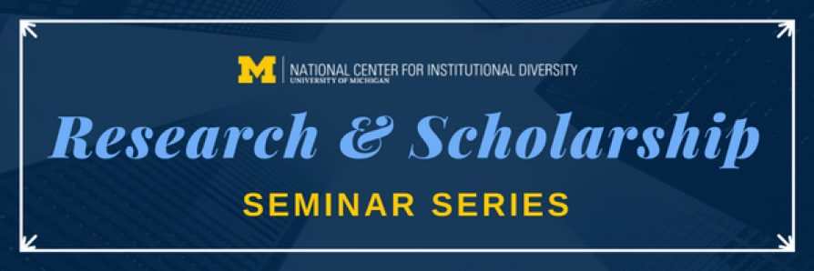 Research & Scholarship Seminar Series