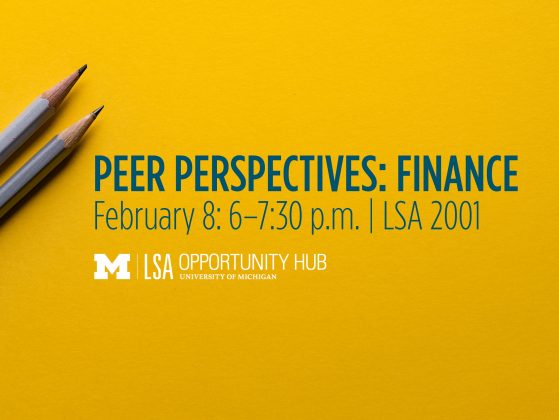 Peer Perspectives Event February 8