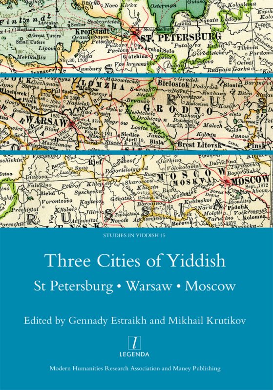 cover of Three Cities of Yiddish book