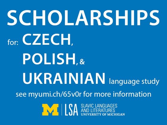 scholarships for czech, polish and ukrainian language study