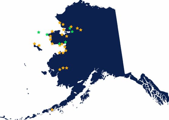 Alaska PC Cares Map