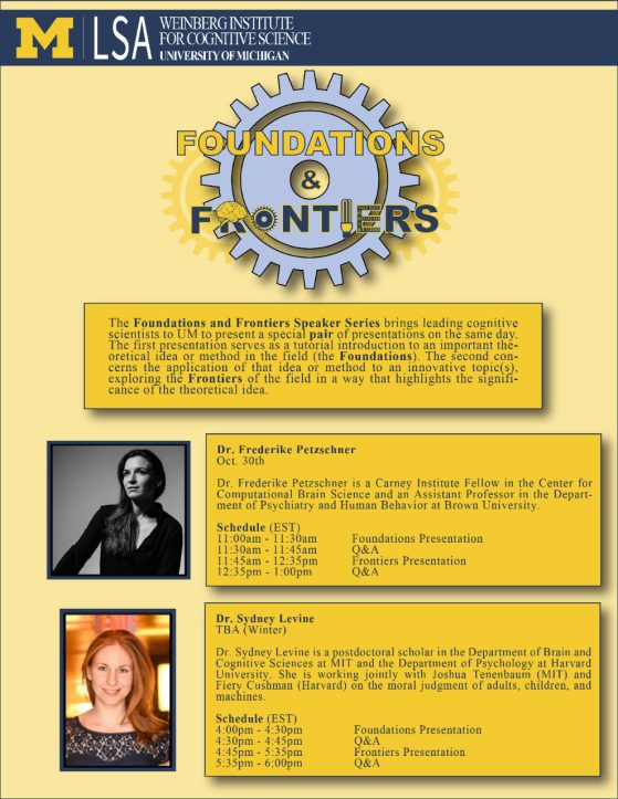 Foundations & Frontiers promotional flyer