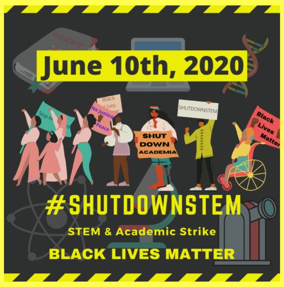 #ShutdownSTEM poster